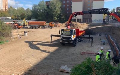 Avances en las obras del Residencial Terrazas del Roble en Torrejón de Ardoz