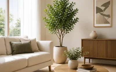 Plantas artificiales para decorar tu casa: una tendencia que transforma cualquier espacio